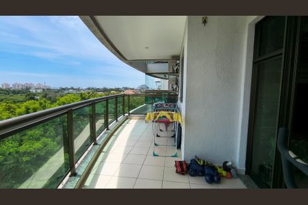 Varanda de apartamento para alugar com 2 quartos, 120m² em Recreio dos Bandeirantes, Rio de Janeiro