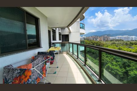 Varanda de apartamento para alugar com 2 quartos, 120m² em Recreio dos Bandeirantes, Rio de Janeiro