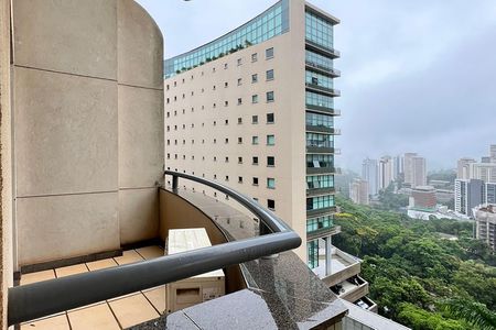 Varanda da Sala de apartamento à venda com 1 quarto, 40m² em Vale do Sereno, Nova Lima