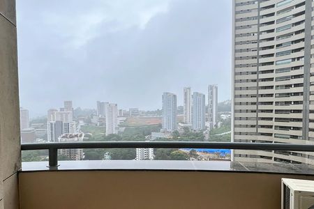 Varanda da Sala de apartamento à venda com 1 quarto, 40m² em Vale do Sereno, Nova Lima