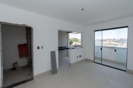 Sala de apartamento à venda com 2 quartos, 78m² em Riacho das Pedras, Contagem