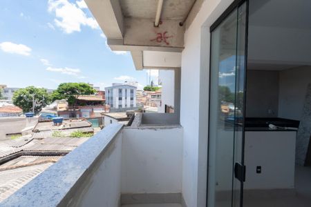 Varanda da Sala de apartamento à venda com 2 quartos, 79m² em Riacho das Pedras, Contagem