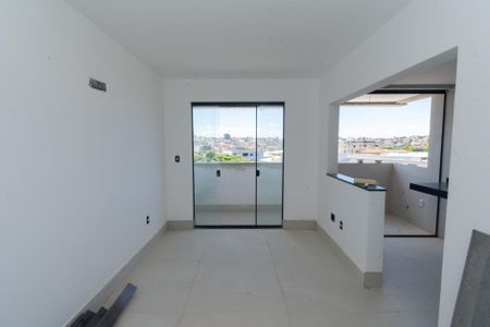 Sala de apartamento à venda com 2 quartos, 117m² em Riacho das Pedras, Contagem