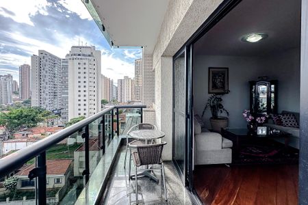 Varanda da Sala de apartamento à venda com 4 quartos, 255m² em Jardim Analia Franco, São Paulo