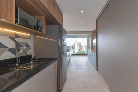 Studio para alugar com 26m², 1 quarto e sem vaga Studio para alugar com 26m², 1 quarto e sem vagaCozinha