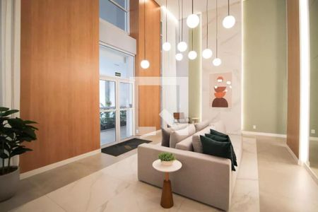 Studio à venda com 27m², 1 quarto e sem vaga Studio à venda com 27m², 1 quarto e sem vagaHall social