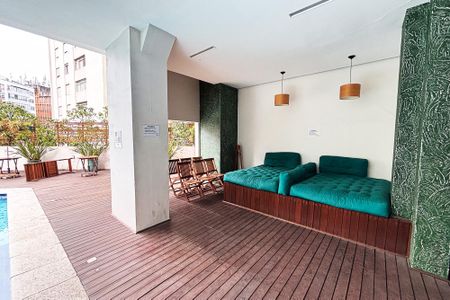 Studio para alugar com 45m², 1 quarto e 1 vaga