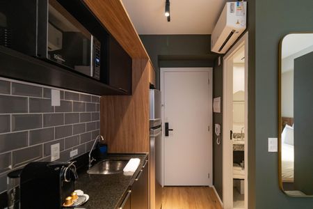 Studio à venda com 25m², 1 quarto e sem vagaCozinha