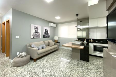 Sala de apartamento para alugar com 2 quartos, 56m² em Carmo, Belo Horizonte