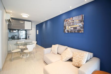 Sala de apartamento para alugar com 2 quartos, 61m² em Vila Olímpia, São Paulo