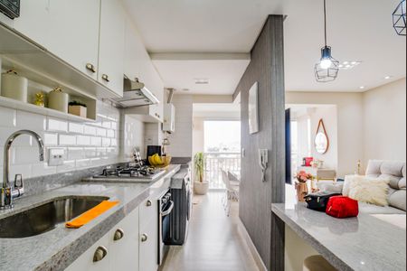 Apartamento à venda com 63m², 2 quartos e 1 vagaCozinha e Área de Serviço