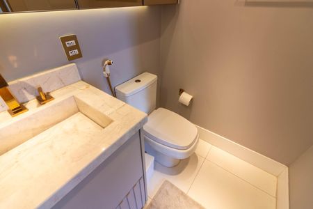 Apartamento para alugar com 92m², 1 quarto e 2 vagasBanheiro da Suíte