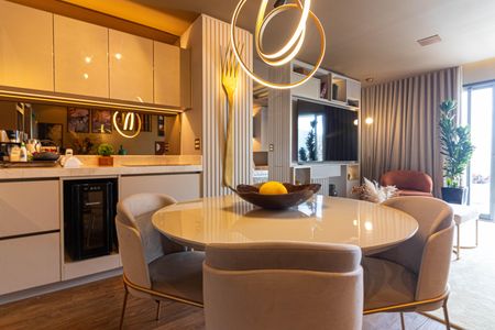 Apartamento para alugar com 92m², 1 quarto e 2 vagasSala de Jantar