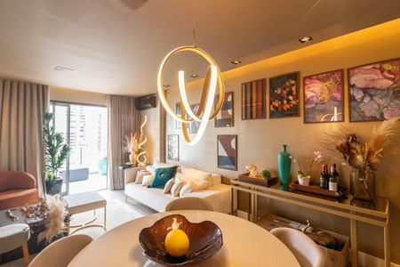 Apartamento para alugar com 92m², 1 quarto e 2 vagasSala