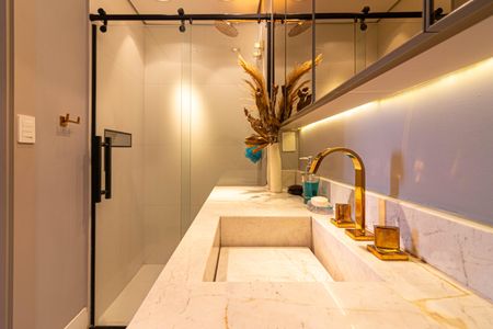 Apartamento para alugar com 92m², 1 quarto e 2 vagasBanheiro da Suíte