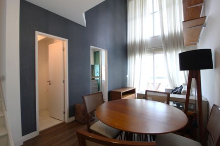 Sala de apartamento para alugar com 1 quarto, 48m² em Moema, São Paulo