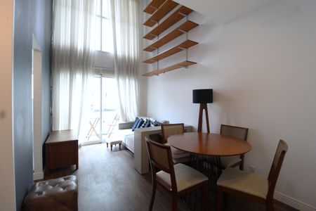 Sala de apartamento para alugar com 1 quarto, 48m² em Moema, São Paulo