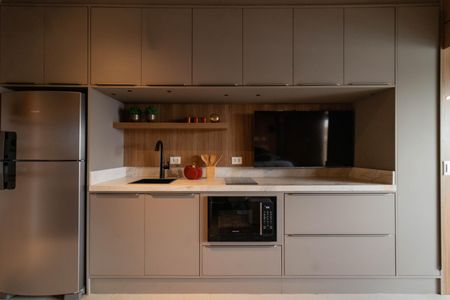 Studio à venda com 39m², 1 quarto e sem vagaCozinha