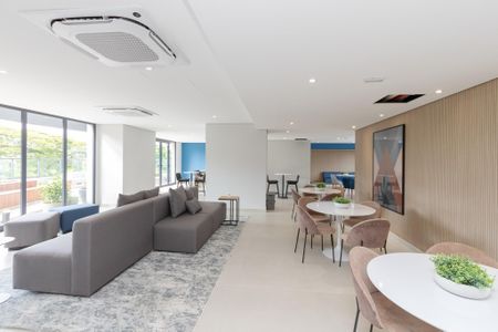 Apartamento para alugar com 34m², 1 quarto e sem vagaSalão de Festas