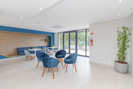 Apartamento para alugar com 34m², 1 quarto e sem vagaSalão de Festas