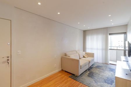 Sala de apartamento à venda com 1 quarto, 49m² em Indianópolis, São Paulo