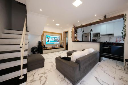 Sala/Cozinha de apartamento à venda com 2 quartos, 74m² em Vila Buenos Aires, São Paulo