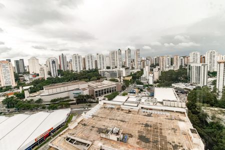 Vista da Varanda de apartamento à venda com 1 quarto, 50m² em Vila Andrade, São Paulo
