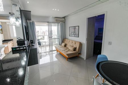 Sala de apartamento à venda com 1 quarto, 50m² em Vila Andrade, São Paulo