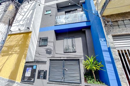 Apartamento à venda com 35m², 2 quartos e sem vagaFachada com Plaquinha
