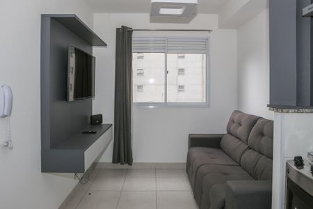 Sala de apartamento à venda com 1 quarto, 28m² em Barra Funda, São Paulo