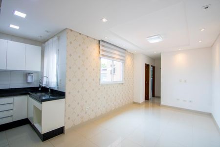 Sala de apartamento à venda com 2 quartos, 99m² em Vila Camilópolis, Santo André