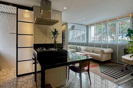 Sala de apartamento à venda com 2 quartos, 67m² em Anchieta, Belo Horizonte