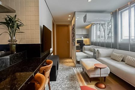 Sala de apartamento à venda com 2 quartos, 67m² em Anchieta, Belo Horizonte