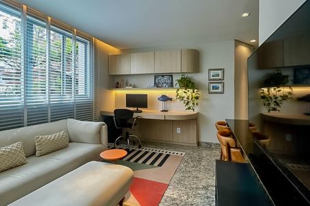 Sala de apartamento à venda com 2 quartos, 67m² em Anchieta, Belo Horizonte