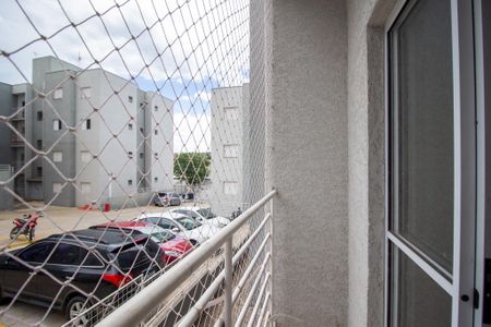 Varanda da Sala  de apartamento para alugar com 2 quartos, 47m² em Jardim Simus, Sorocaba