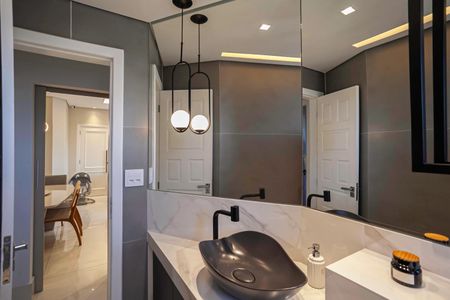 Apartamento à venda com 93m², 3 quartos e 2 vagasBanheiro social 