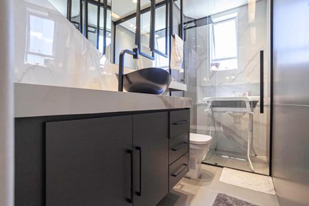 Apartamento à venda com 93m², 3 quartos e 2 vagasBanheiro social 