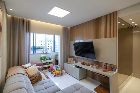 Sala de apartamento à venda com 3 quartos, 93m² em Novo Eldorado, Contagem