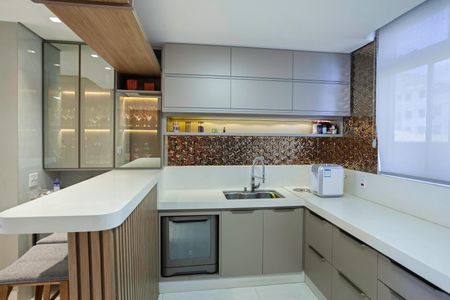 Apartamento à venda com 93m², 3 quartos e 2 vagasCozinha