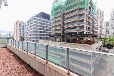 Studio para alugar com 30m², 1 quarto e sem vagaVaranda