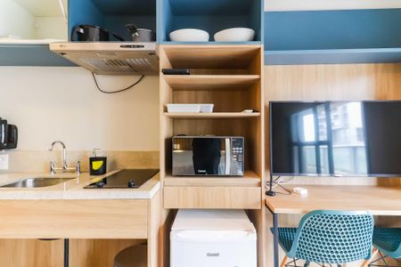 Studio para alugar com 30m², 1 quarto e sem vagaStudio - Quarto / Cozinha