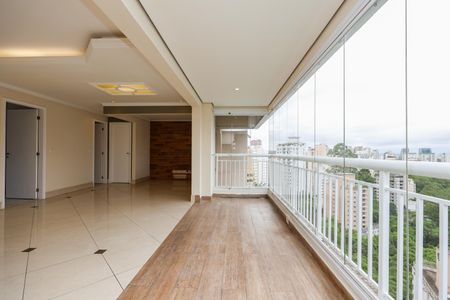 Varanda da Sala de apartamento à venda com 3 quartos, 124m² em Jardim Ampliacao, São Paulo