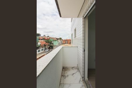 Varanda da Suíte de apartamento à venda com 2 quartos, 51m² em Jardim Leblon, Belo Horizonte