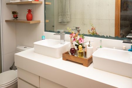 Apartamento para alugar com 140m², 3 quartos e 2 vagasBanheiro da Suíte 3