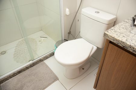 Apartamento para alugar com 140m², 3 quartos e 2 vagasBanheiro da Suíte 1