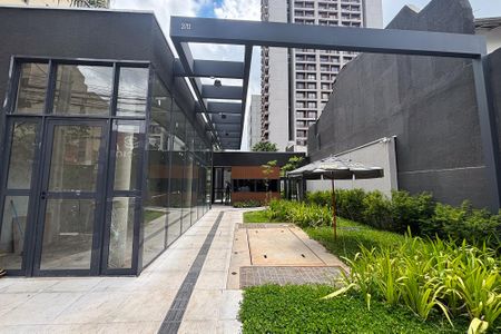 Studio para alugar com 28m², 1 quarto e sem vagafachada do predio