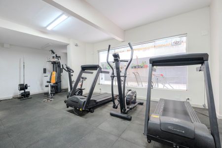 Studio para alugar com 34m², 1 quarto e sem vaga Studio para alugar com 34m², 1 quarto e sem vagaÁrea comum - Academia