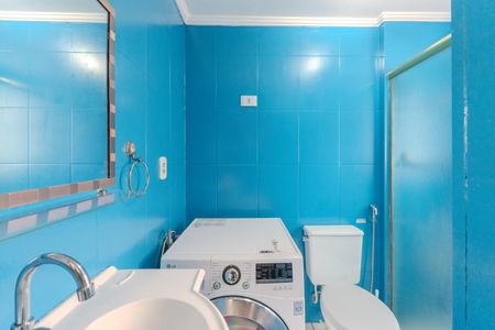 Banheiro de kitnet/studio para alugar com 1 quarto, 34m² em Tatuapé, São Paulo