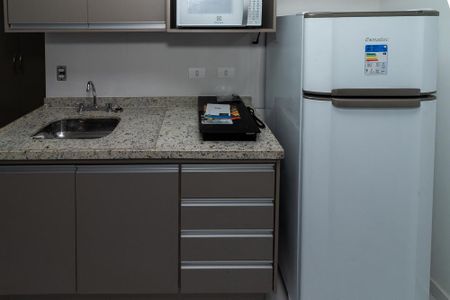 Studio para alugar com 28m², 1 quarto e 1 vaga Studio para alugar com 28m², 1 quarto e 1 vagaStúdio - Cozinha