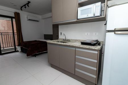 Studio para alugar com 28m², 1 quarto e 1 vaga Studio para alugar com 28m², 1 quarto e 1 vagaStúdio - Cozinha
